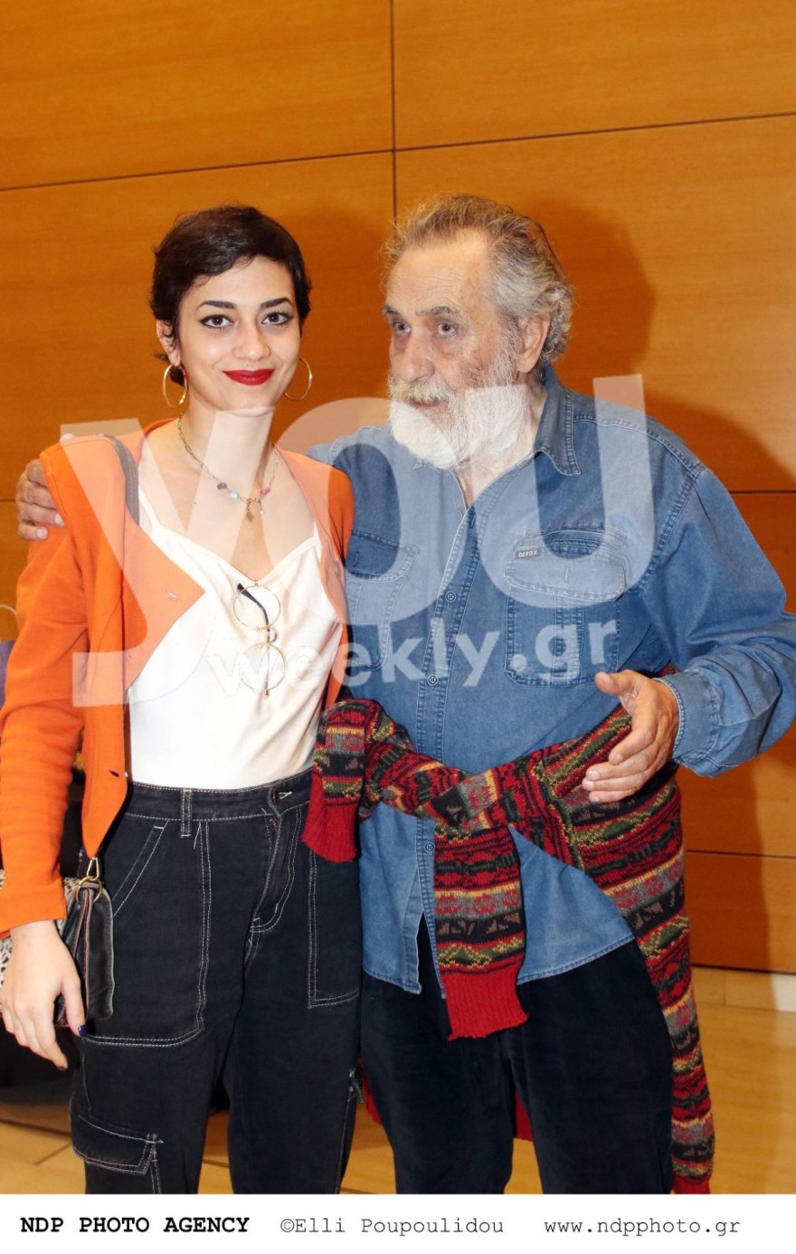 Ο Κώστας Αρζόγλου και η κόρη του