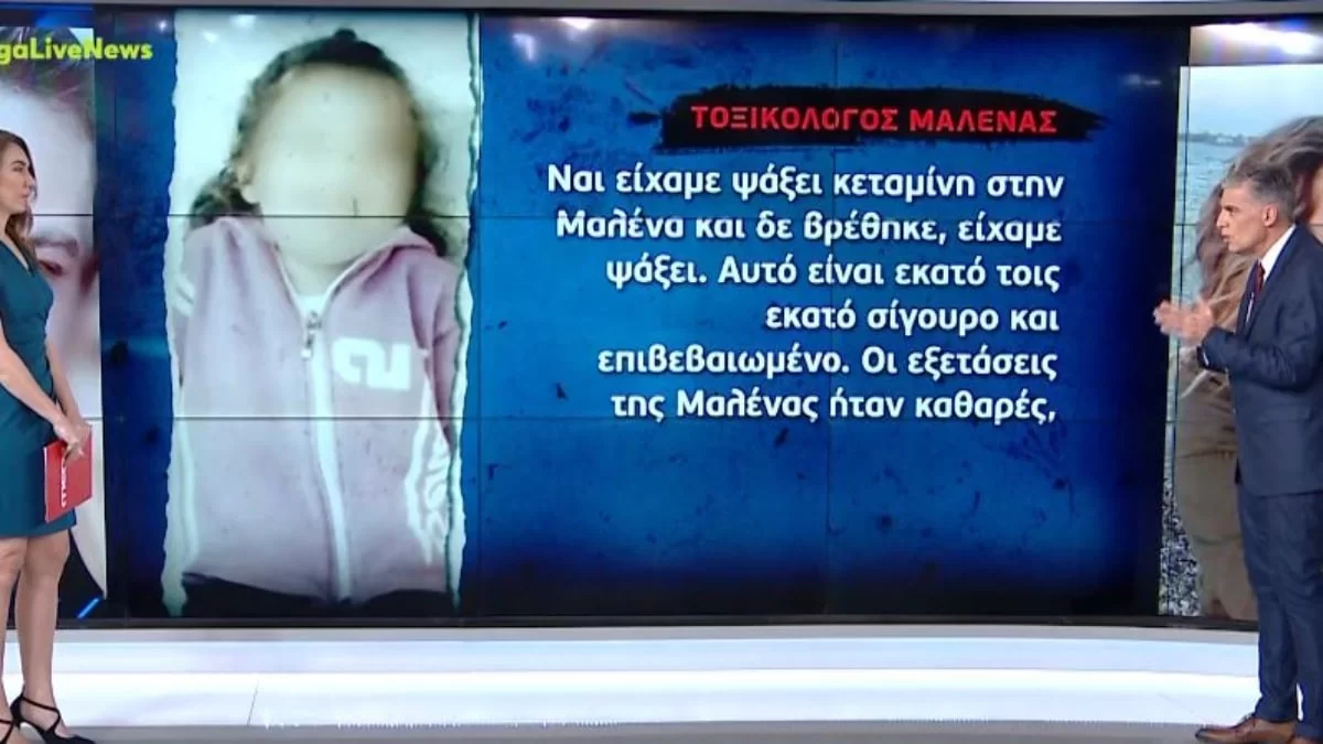 Πάτρα: «Οι τοξικολογικές της Μαλένας ήταν ξεκάθαρες δεν...» - Τι συμβαίνει με την κεταμίνη και άλλες ναρκωτικές ουσίες