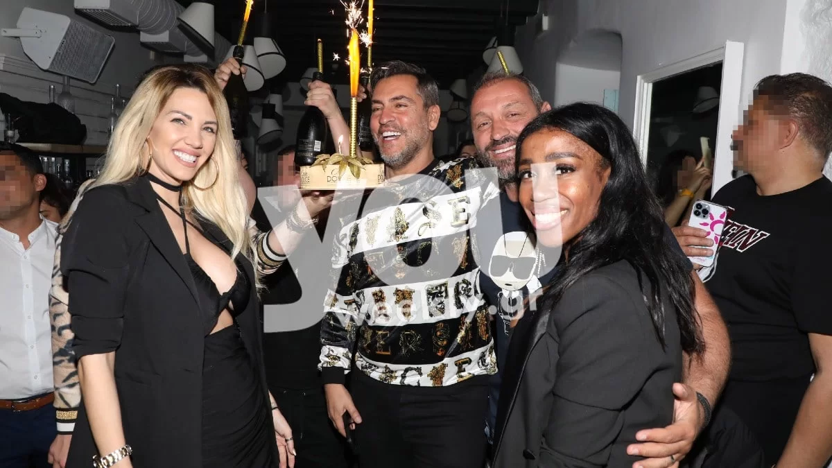 Πάρτυ υπερπαραγωγή στη Μύκονο για τα γενέθλια της Σάσα Μπάστα - Οι τρυφερές στιγμές με το σύζυγό της