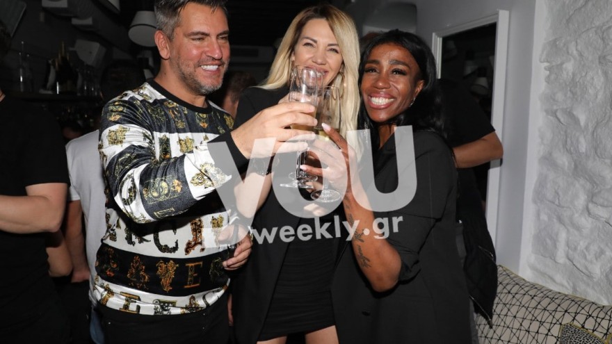 Η Σάσα Μπάστα με την Ελίζαμπεθ Ελέτσι στα γενέθλια της