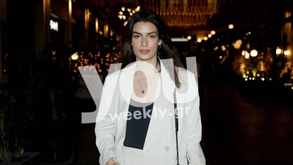 Βραδινή έξοδος για την Τόνια Σωτηροπούλου χωρίς τον Μαραβέγια