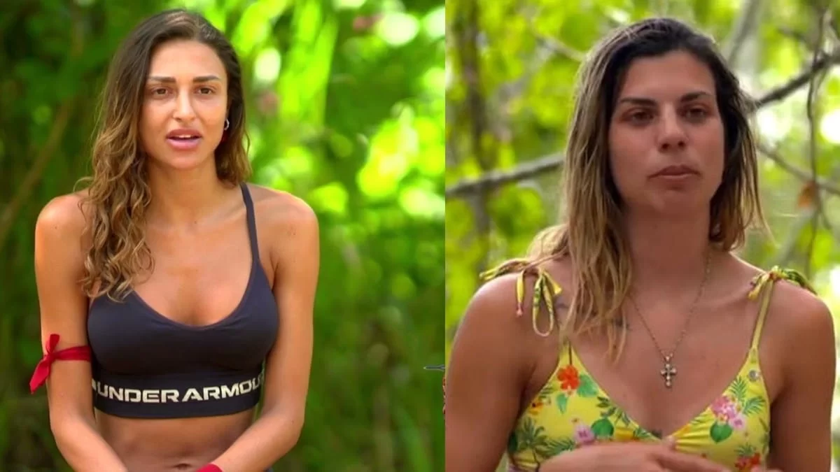 Survivor 5: Τα ανάρμοστα πλάνα Ναυσικάς - Σταυρούλας με τις πίσω όψεις τους που έπρεπε να κοπούν στο μοντάζ