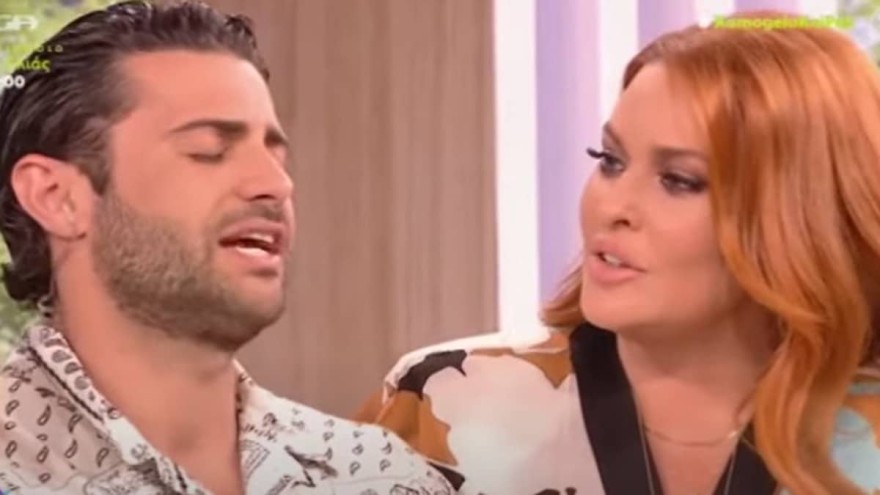 Βασάλος και Χρηστίδου πριν την αποχώρηση του από την εκπομπή