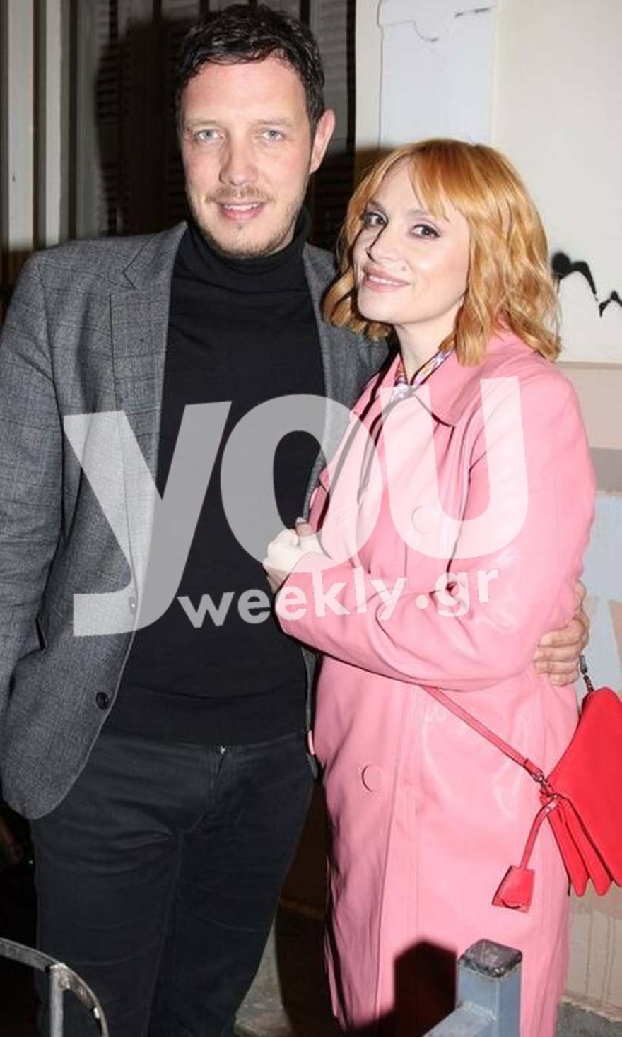 Ο Σπύρος Δημητρίου και η Ελεωνόρα Ζουγανέλη στο θέατρο