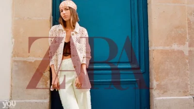 Μπλε, λινό και με ανοίγματα - Το ιδανικό φόρεμα από τα Zara για να το βάλεις πάνω από το μαγιό σου