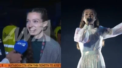 Eurovision 2022: «Είχα πολύ άγχος...» - Οι πρώτες δηλώσεις της Αμάντα Γεωργιάδη μετά την πρόκριση στον τελικό