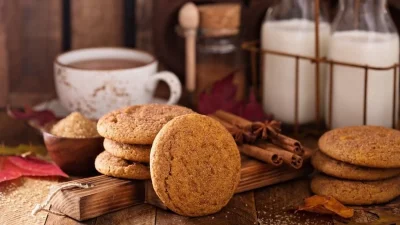 Ιδανικά για την Πρωτομαγιά - Πανεύκολα μπισκότα με κανέλα και μέλι