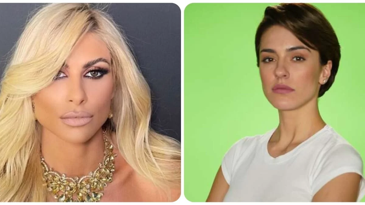 Με μίνι φλοράλ φόρεμα στο θέατρο - Βραδινή έξοδος για Ταραμπάνκο και Παπαδοπούλου