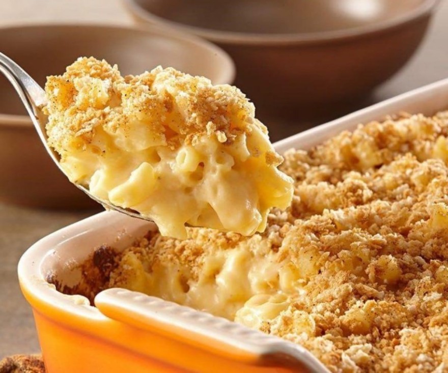 Λαχταριστό mac and cheese από την Αργυρώ Μπαρμπαρίγου