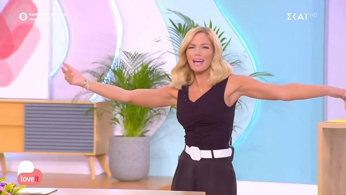 Αναστάτωσε το πλατό του ΣΚΑΪ - Το «καυτό» τσιφτετέλι της Ιωάννας Μαλέσκου στον αέρα του Love it