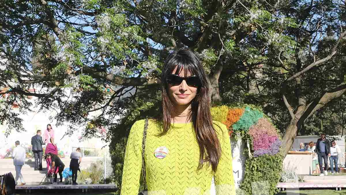 Με στενό lime φόρεμα η Ηλιάνα Παπαγεωργίου - Η εντυπωσιακή εμφάνισή της  στο Yes I do