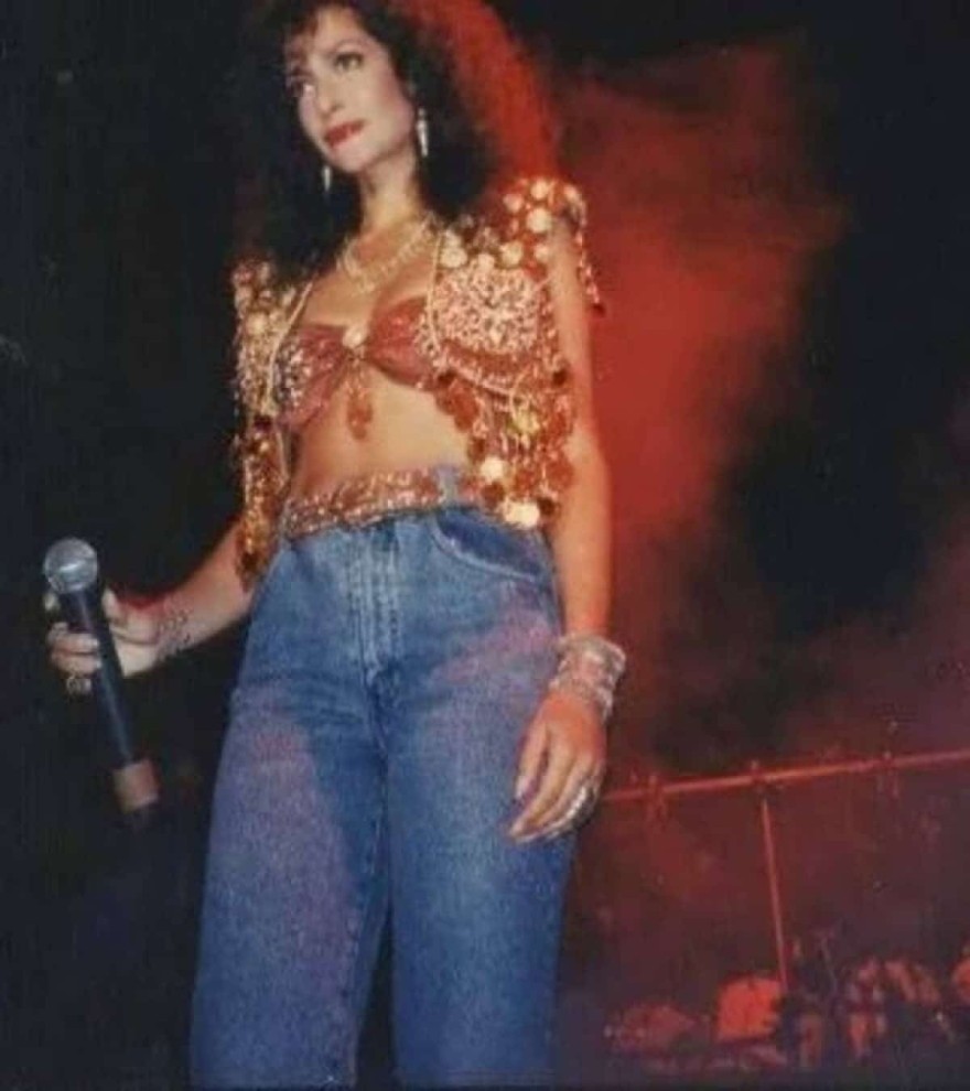 Φωτογραφία της Άννας Βίσσης πριν τις πλαστικές 