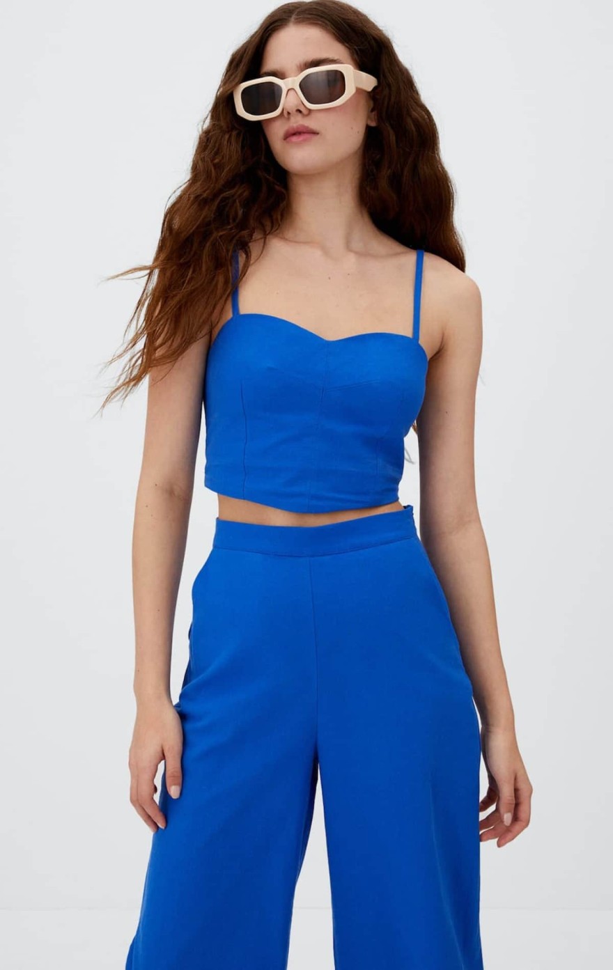  μπλε σετ από τα Stradivarius