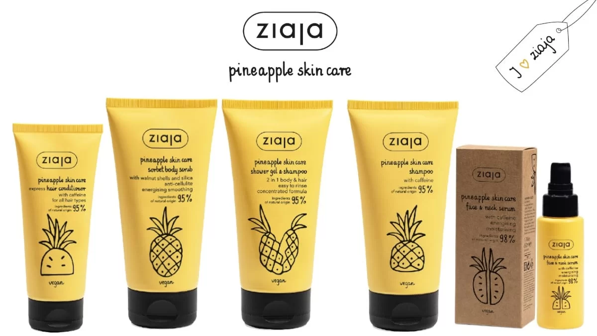 Vegan Pineapple Skin Care από την Ziaja!