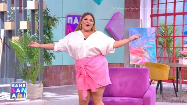 Δανάη Μπάρκα: Ξεπέρασε τον κορωνοιό και επέστρεψε χορεύοντας στο πλατό της εκπομπής