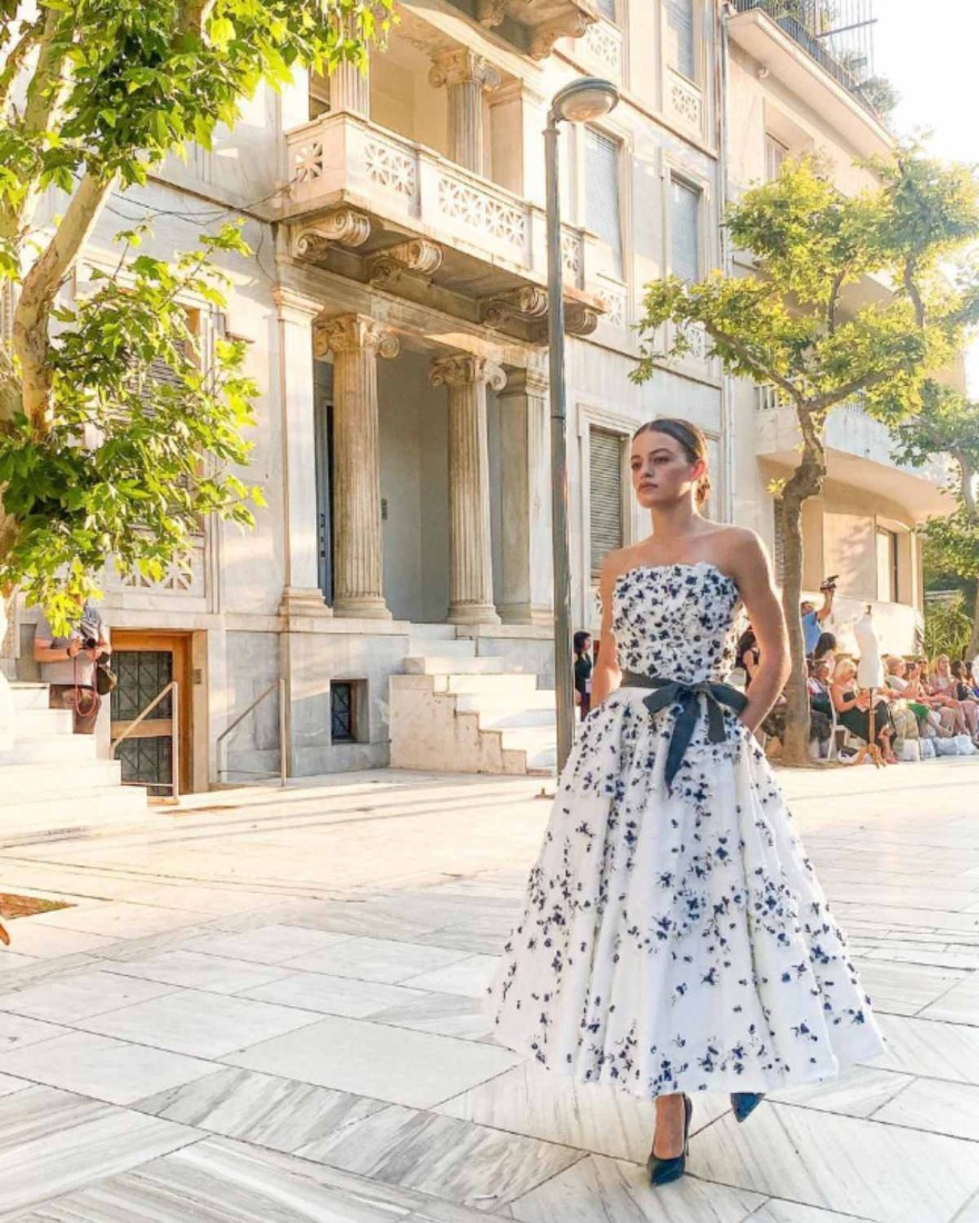 Η φωτογραφία της Γαίας Μερκούρη από την επίδειξη μόδας