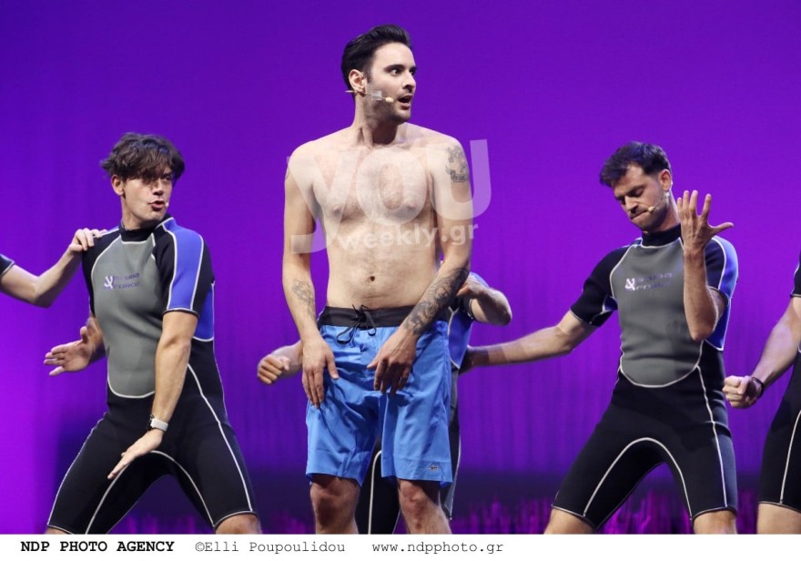 Ο Ιαν Στρατής στην πρεμιέρα του μιούζικαλ