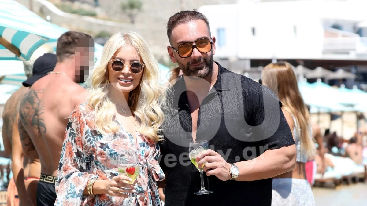 Τα "έσπασαν" μέχρι το πρωί - Ο Νίκος Κοκλώνης και η Κατερίνα Καινούργιου εντοπίστηκαν σε μαγαζί της παραλιακής