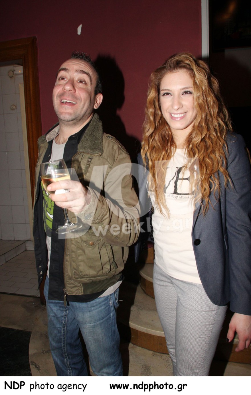 Αντιγόνη Ψυχράμη Σωτήρης Καλυβάτσης ζευγάρι