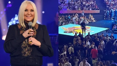 Φωτογραφία σοκ: Τραυματίστηκε η Ρούλα Κορομηλά κατά την διάρκεια του Mad VMA 2022