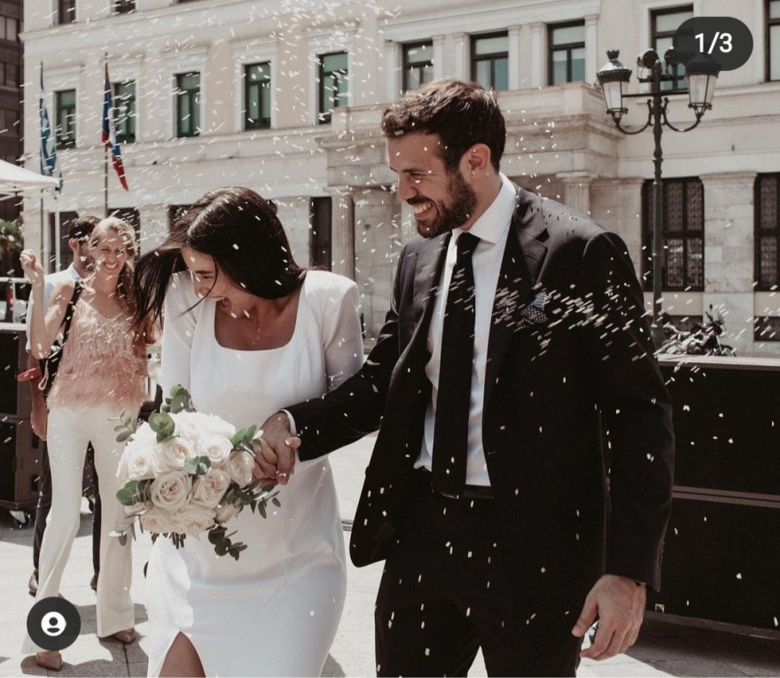 Στιγμιότυπο από το γάμο Λαθούρη -Αχή