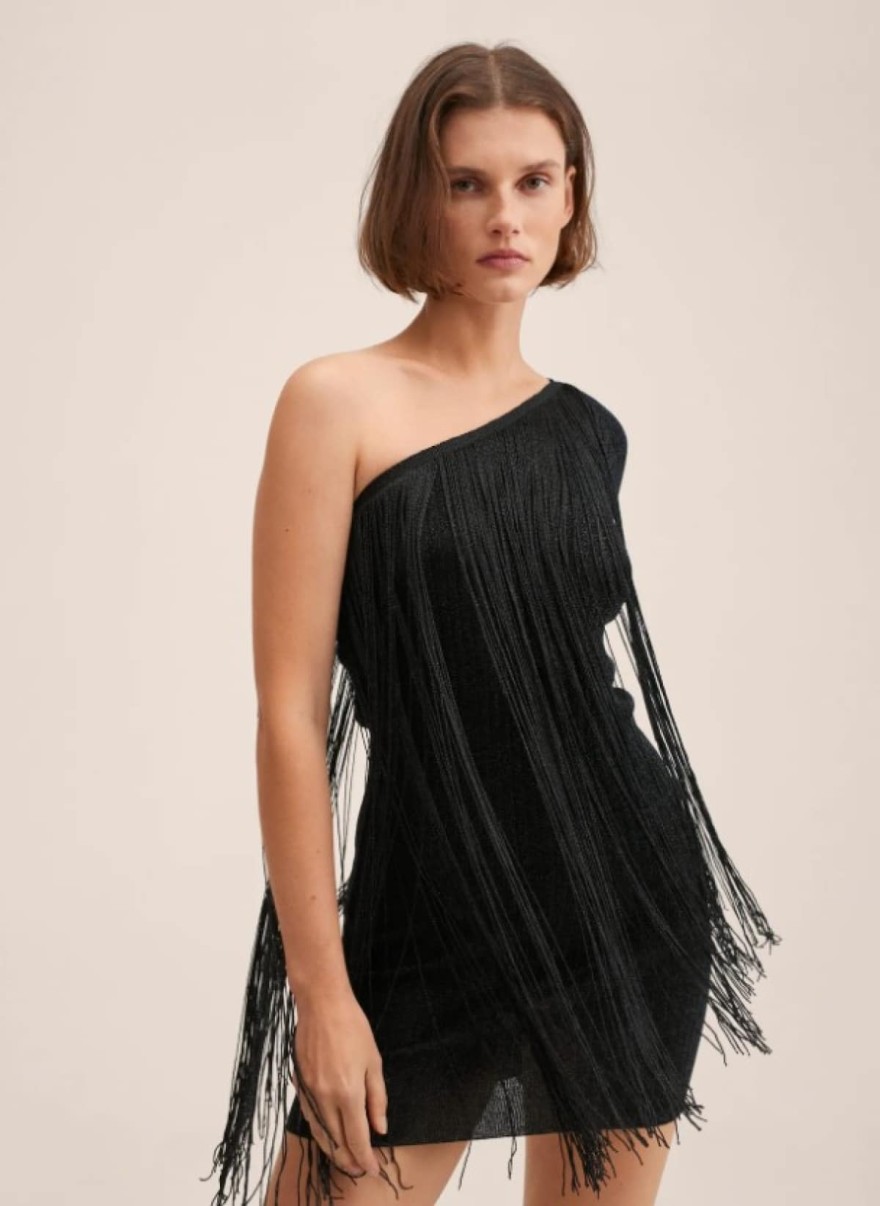 Mango μαύρο φόρεμα