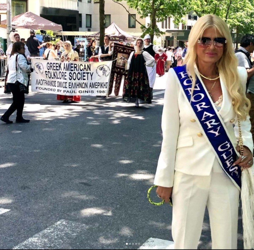 Μαρίνα Πατούλη ταξίδι Αμερική