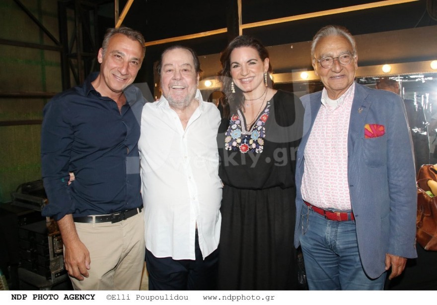 Το ζευγάρι στη συναυλία του Γιάννη Πάριου