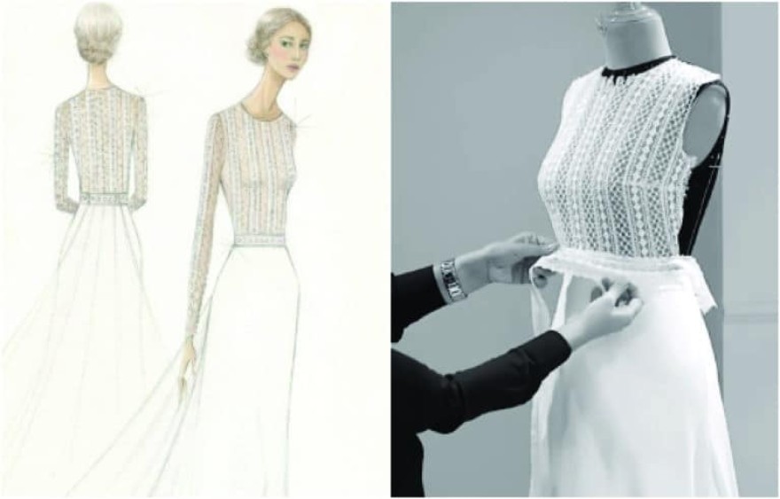 Το νυφικό της Μαρία Περέγιο