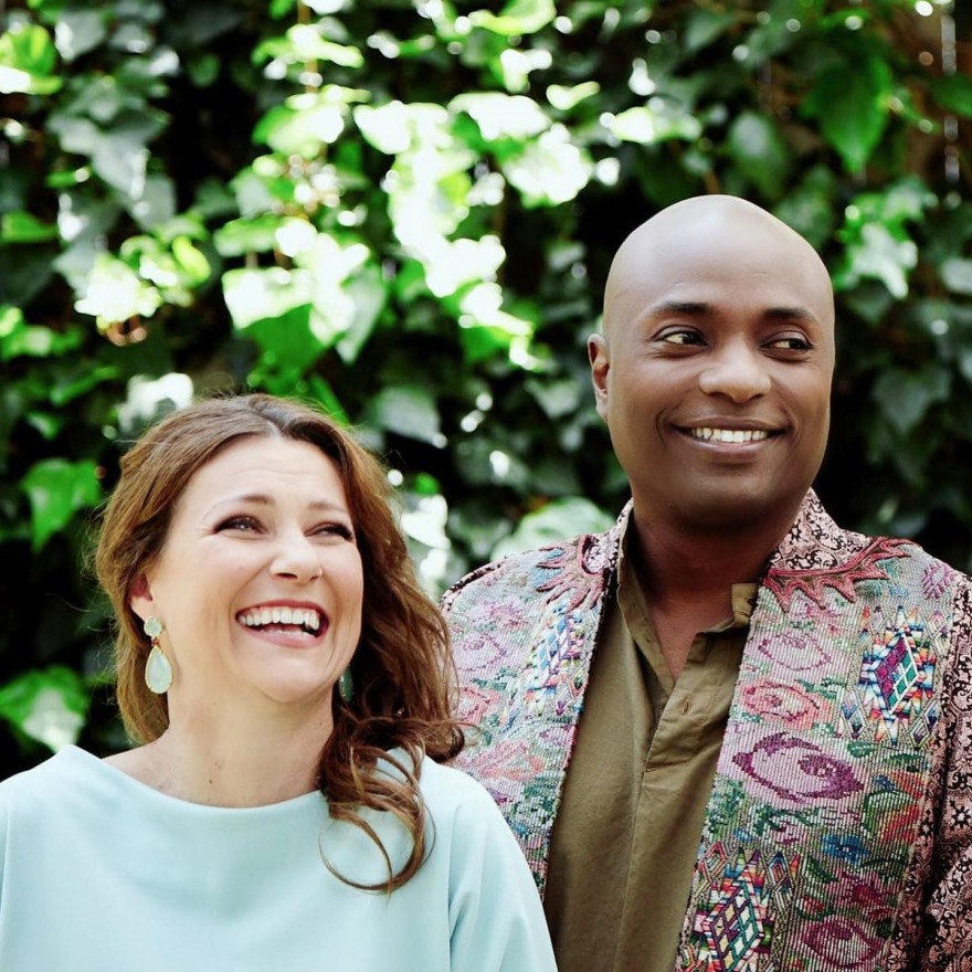 Φωτογραφία του Σαμάνου με την Μάρθα