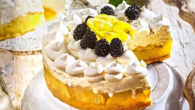 "Ακαταμάχητη" τούρτα παγωτό από την Αργυρώ Μπαρμπαρίγου - Το μυστικό είναι στο λεμόνι