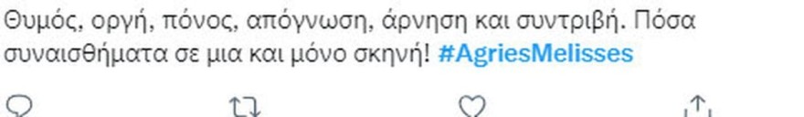 Άγριες Μέλισσες- Σχόλια στο Twitter