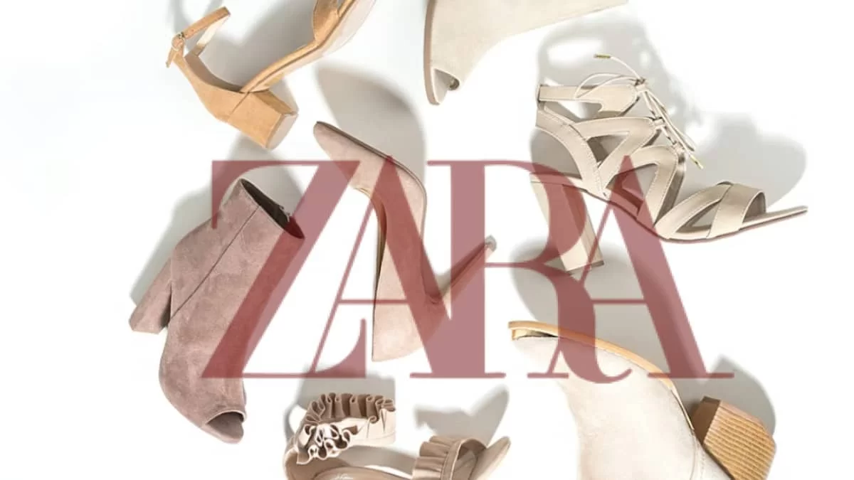 Βγαλμένα από παραμύθι αυτά τα ροζ πέδιλα με βινύλιο και στρας - Θα τα βρεις στα Zara