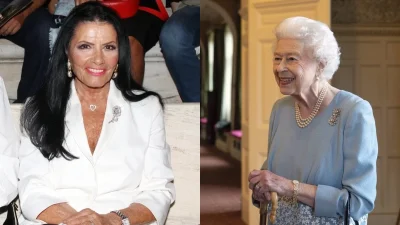 Με πράσινο ταγέρ και ασορτί καπέλο - Η Ζωζώ Σαπουντζάκη έβαλε το ίδιο σύνολο με τη Βασίλισσα Ελισάβετ