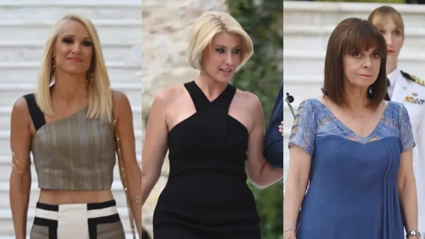 Καλοντυμένες και κακοντυμένες στο Προεδρικό Μέγαρο, για τη γιορτή της Δημοκρατίας