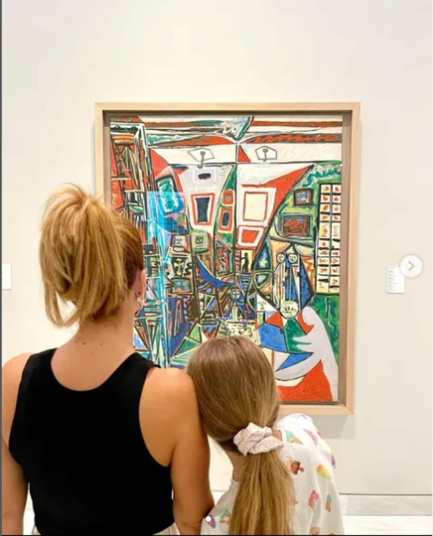 Φωτογραφία της Βάσως Λασκαράκη με την Εύα