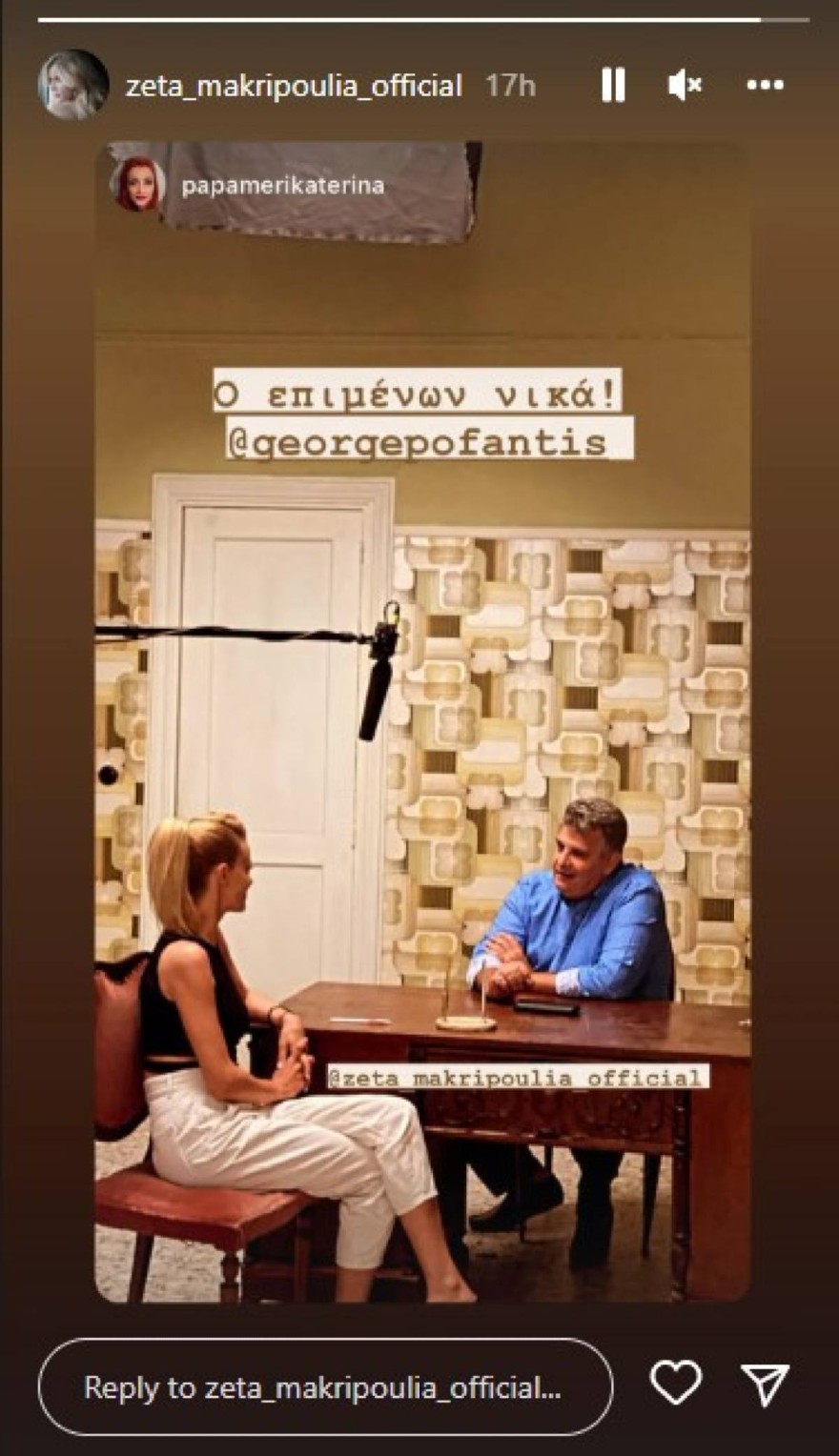 Ανάρτηση Ζέτας Μακρυπούλια