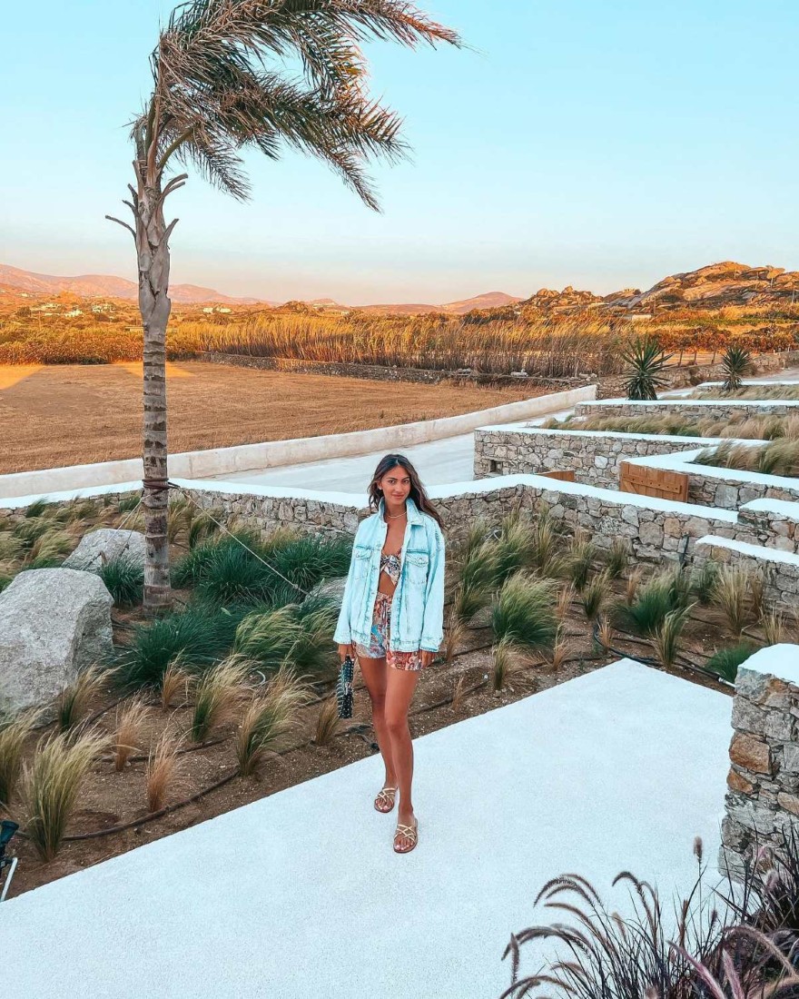 Η Άννα Πρέλεβιτς στη Νάξο