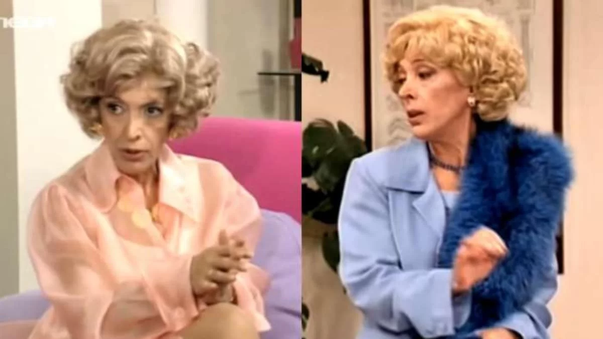 Καταρρακωμένη με μαύρα σε κηδεία: Αποκλειστικές φωτογραφίες από την τελευταία δημόσια εμφάνιση της Ντίνας Κώνστα