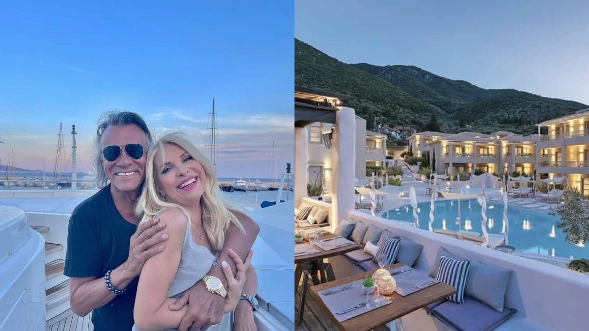 Μόνο με το σκάφος της ταξιδεύει στη Λευκάδα η Μενεγάκη - Το πολυτελές νησιώτικο καταφύγιο, Crystal Waters Lefkada