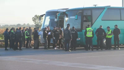 Ηγουμενίτσα: Φωτιά σε τουριστικό λεωφορείο με επιβάτες