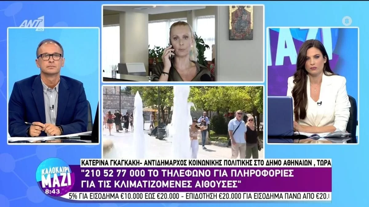 Στα ύψη ο υδράργυρος - Τα μέτρα που πήρε η Γκαγκάκη για την αντιμετώπιση του καύσωνα