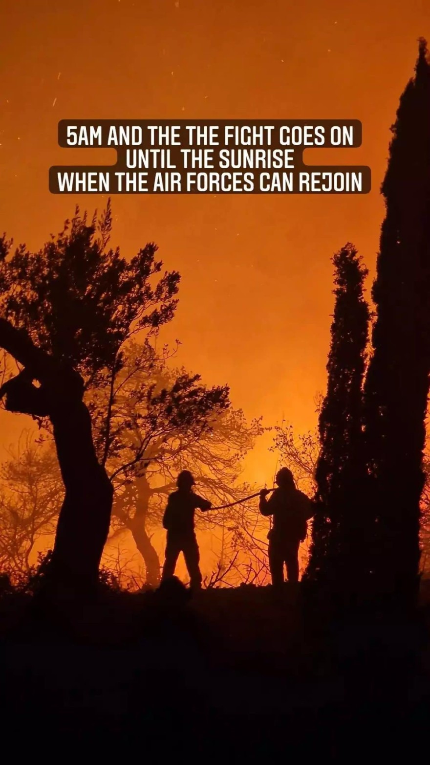 Η ανάρτηση του Καμπουρίδη για τη φωτιά