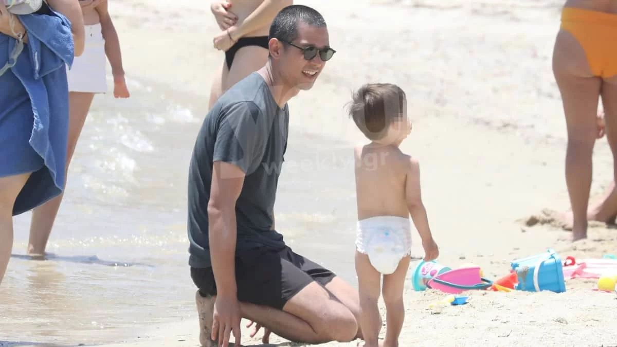 Η μικρή Ιζούμι μεγάλωσε πολύ - Η τρυφερή ανάρτηση του Σωτήρη Κοντιζά με την κόρη του