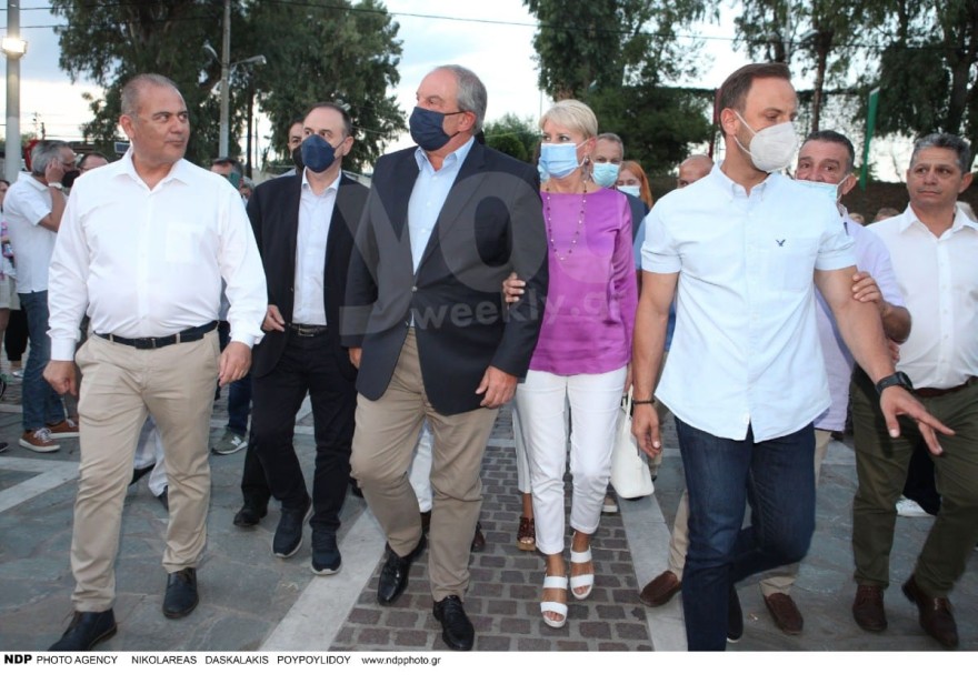 Κώστας Καραμανλής - Νατάσα Παζαϊτη