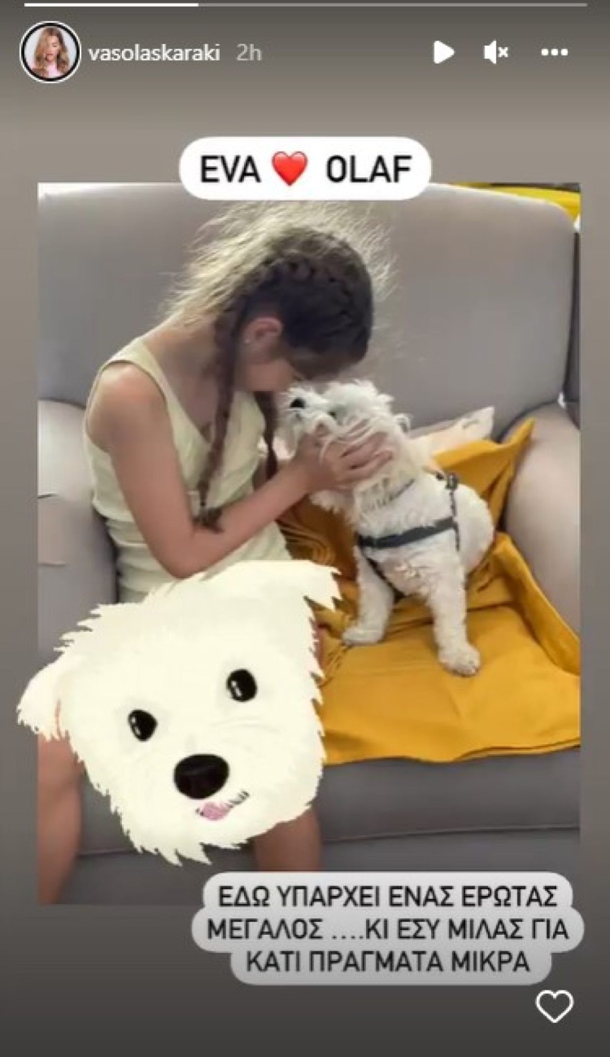 Η ανάρτηση της Βάσως Λασκαράκη