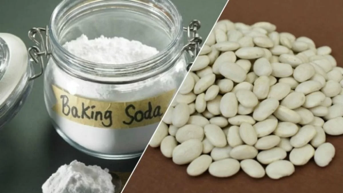 Βούλιαξε τα φασόλια και τους γίγαντες σε μαγειρική σόδα και νερό - Το αποτέλεσμα είναι αξιοθαύμαστο