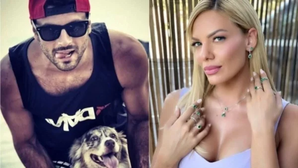 Τρυφερές στιγμές στη θάλασσα για την Ιωάννα Μαλέσκου και τον Κωνσταντίνο Δανιά - Διακοπές στο Ψαρονήσι