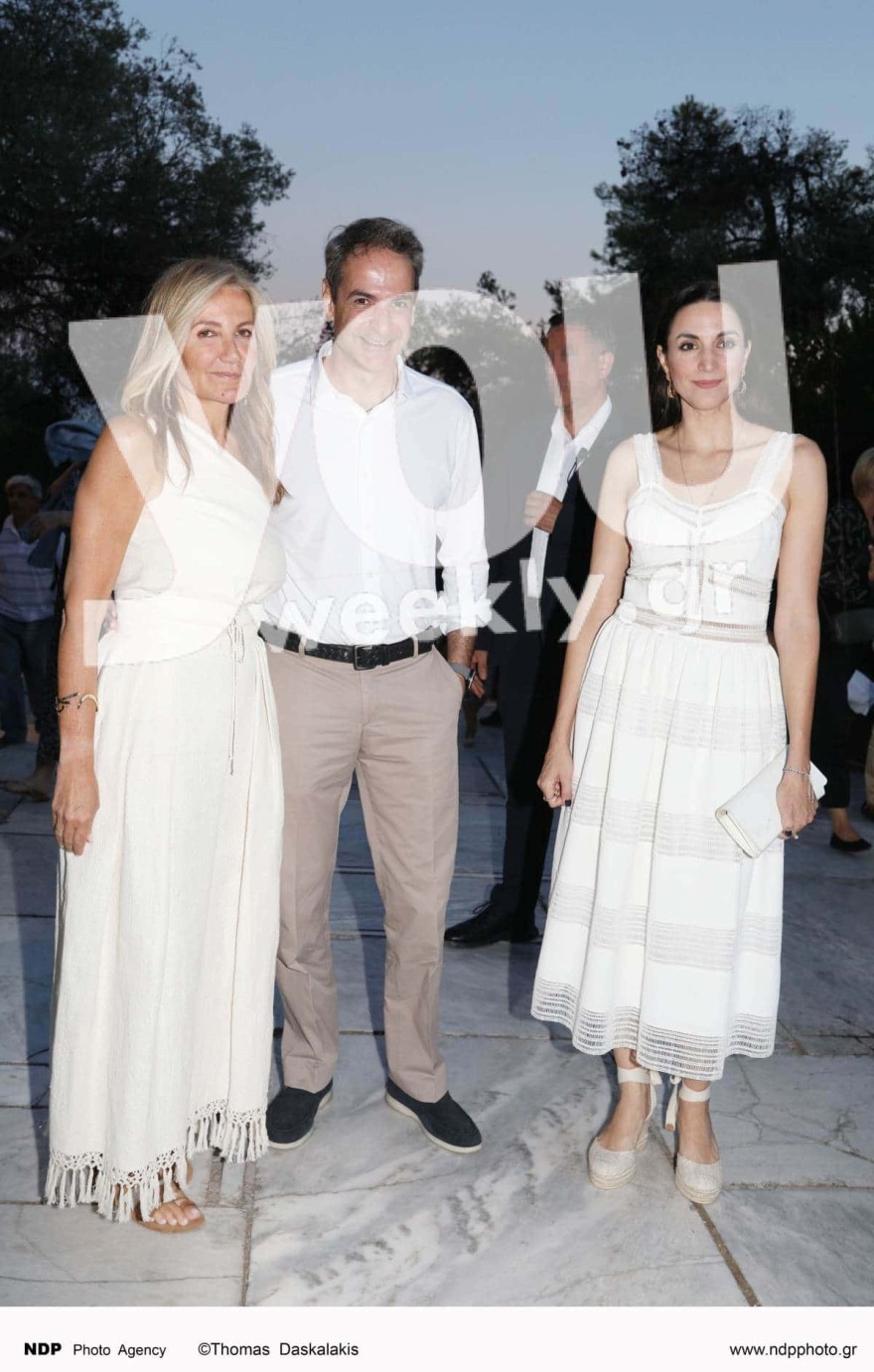 Φωτογραφία Μαρέβας και Μητσοτάκη