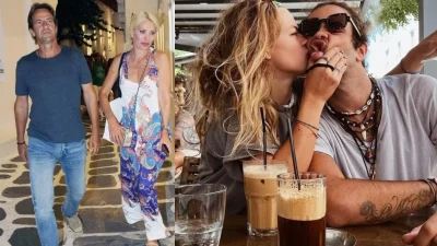 H ανάρτηση του Ματέο Παντζόπουλου με την Γαία Μερκούρη από την παραλία του Onar στην Άνδρο